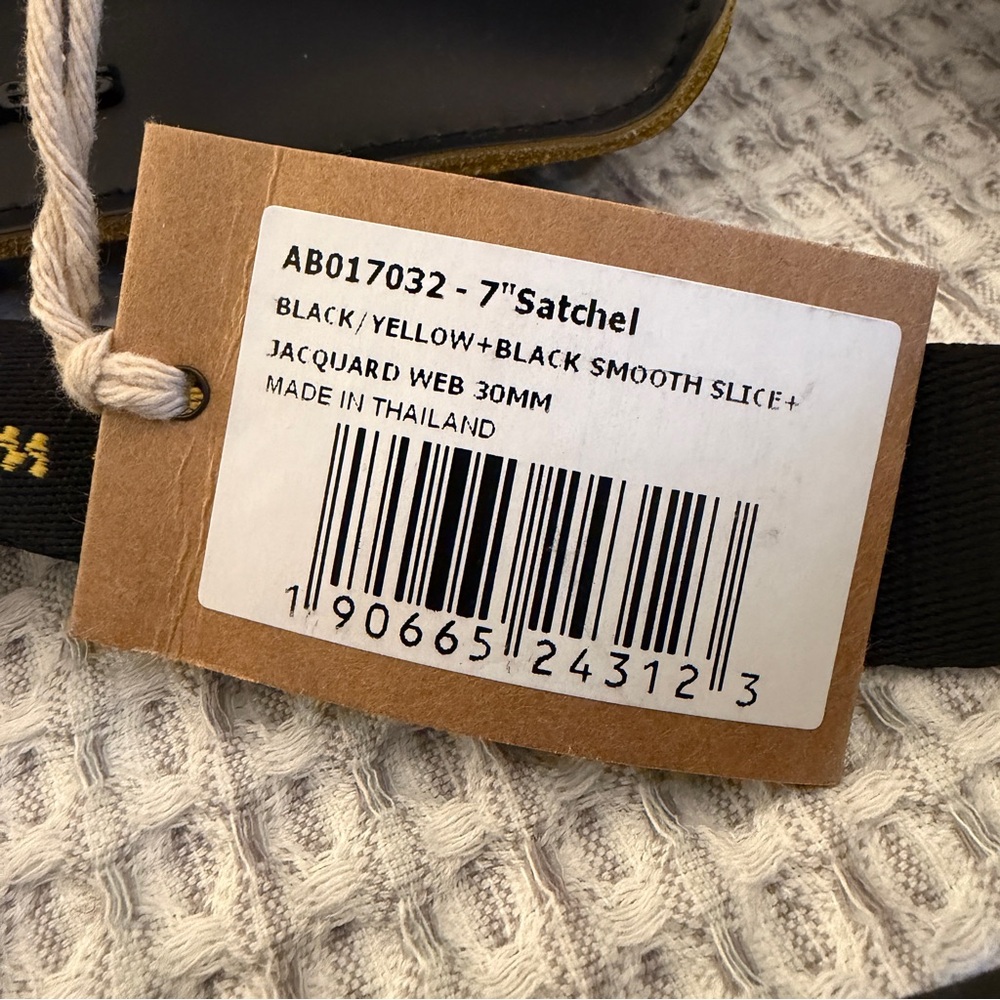 Dr. Martens Black and Yellow Crossbody Bag - Picture 10 of 11